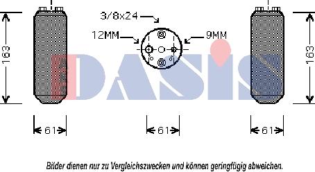 AKS Dasis 800266N - Изсушител, климатизация vvparts.bg