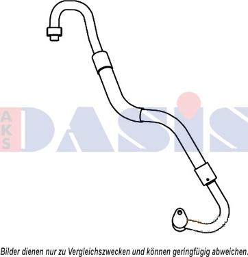 AKS Dasis 885855N - Тръбопровод за високо налягане / вакуум, климатизация vvparts.bg