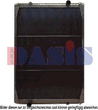 AKS Dasis 390290N - Радиатор, охлаждане на двигателя vvparts.bg