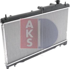 AKS Dasis 350046N - Радиатор, охлаждане на двигателя vvparts.bg