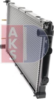 AKS Dasis 350200N - Радиатор, охлаждане на двигателя vvparts.bg