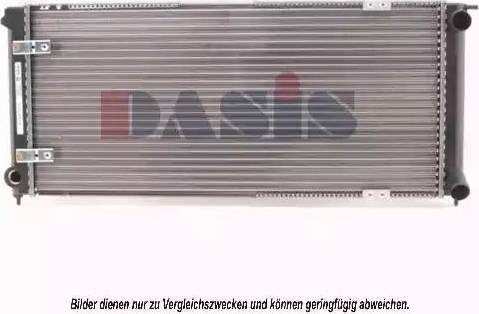 AKS Dasis 330170N - Радиатор, охлаждане на двигателя vvparts.bg