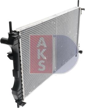 AKS Dasis 250610N - Радиатор, охлаждане на двигателя vvparts.bg