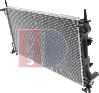 AKS Dasis 250610N - Радиатор, охлаждане на двигателя vvparts.bg