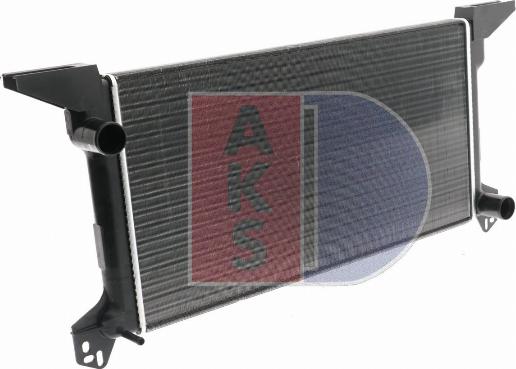 AKS Dasis 250020N - Радиатор, охлаждане на двигателя vvparts.bg