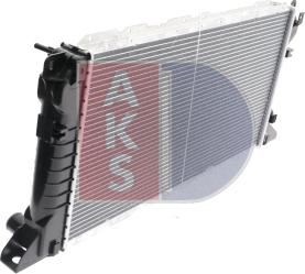 AKS Dasis 250260N - Радиатор, охлаждане на двигателя vvparts.bg