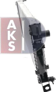 AKS Dasis 250260N - Радиатор, охлаждане на двигателя vvparts.bg