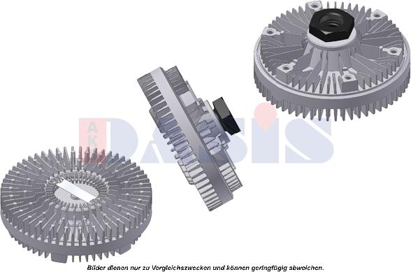 AKS Dasis 258004N - Съединител, вентилатор на радиатора vvparts.bg