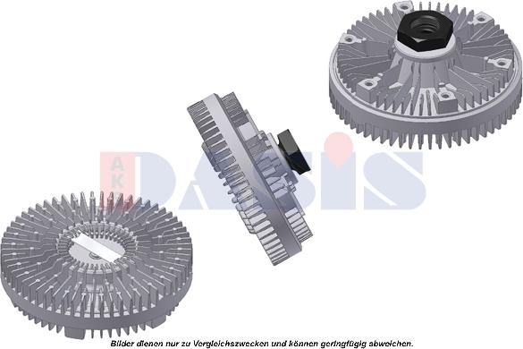 AKS Dasis 258005N - Съединител, вентилатор на радиатора vvparts.bg