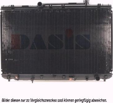 AKS Dasis 210950N - Радиатор, охлаждане на двигателя vvparts.bg