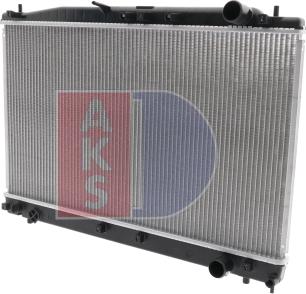 AKS Dasis 210157N - Радиатор, охлаждане на двигателя vvparts.bg
