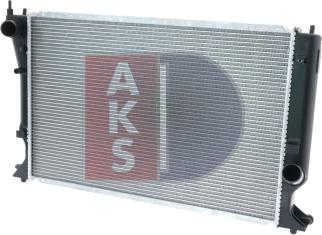 AKS Dasis 210187N - Радиатор, охлаждане на двигателя vvparts.bg