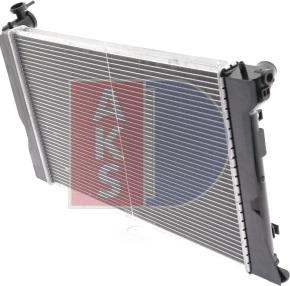 AKS Dasis 210123N - Радиатор, охлаждане на двигателя vvparts.bg