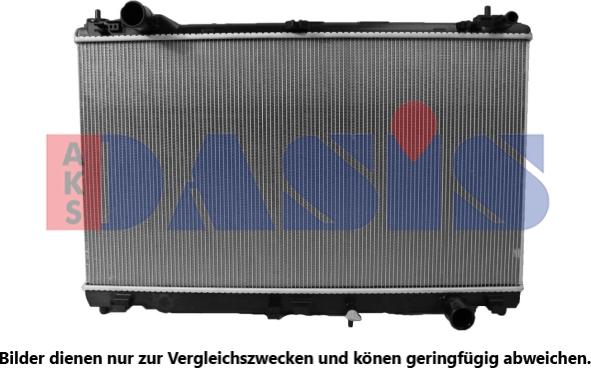 AKS Dasis 210279N - Радиатор, охлаждане на двигателя vvparts.bg