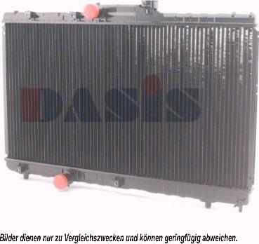 AKS Dasis 211640N - Радиатор, охлаждане на двигателя vvparts.bg