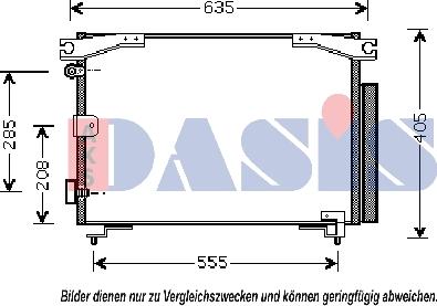 AKS Dasis 212920N - Кондензатор, климатизация vvparts.bg