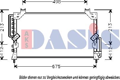 AKS Dasis 212490N - Кондензатор, климатизация vvparts.bg