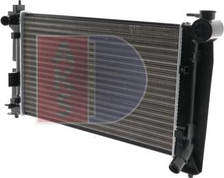 AKS Dasis 212031N - Радиатор, охлаждане на двигателя vvparts.bg