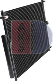 AKS Dasis 212075N - Кондензатор, климатизация vvparts.bg
