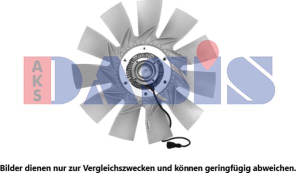 AKS Dasis 288016N - Вентилатор, охлаждане на двигателя vvparts.bg