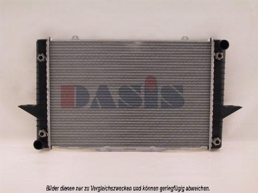 AKS Dasis 220540N - Радиатор, охлаждане на двигателя vvparts.bg