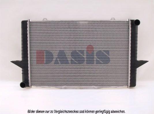 AKS Dasis 220510N - Радиатор, охлаждане на двигателя vvparts.bg