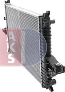 AKS Dasis 220016N - Радиатор, охлаждане на двигателя vvparts.bg