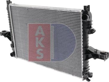 AKS Dasis 220025N - Радиатор, охлаждане на двигателя vvparts.bg