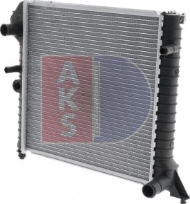 AKS Dasis 220070N - Радиатор, охлаждане на двигателя vvparts.bg