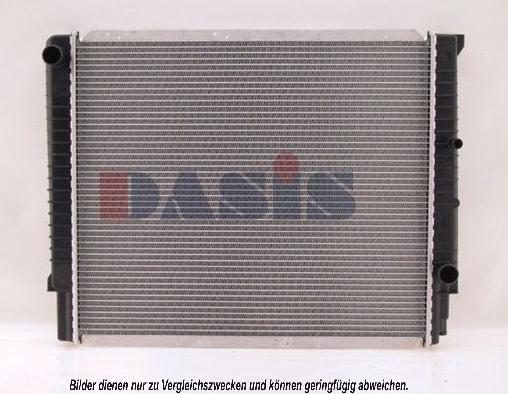 AKS Dasis 220840N - Радиатор, охлаждане на двигателя vvparts.bg