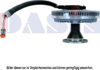 AKS Dasis 278004N - Съединител, вентилатор на радиатора vvparts.bg