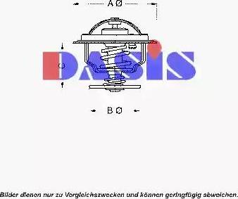 AKS Dasis 750983N - Термостат, охладителна течност vvparts.bg