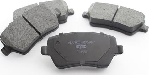 Alanko 10300558 - Комплект спирачно феродо, дискови спирачки vvparts.bg