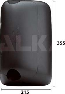 Alkar 9406247 - Външно огледало, шофьорска кабина vvparts.bg