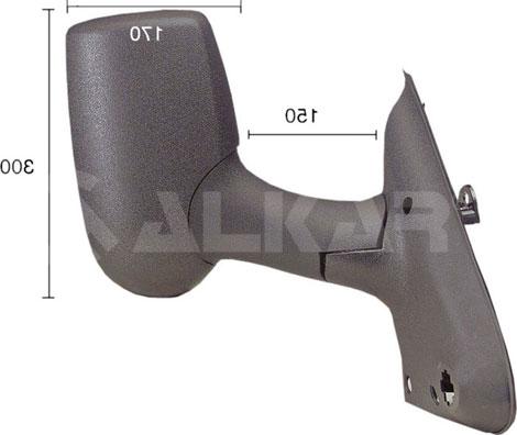 Alkar 9210960 - Външно огледало vvparts.bg