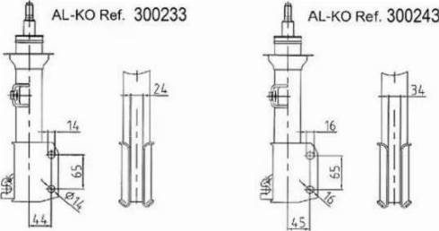 AL-KO 300230 - Амортисьор vvparts.bg