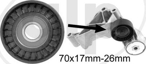 ALP ALP-005138 - Ремъчен обтегач, пистов ремък vvparts.bg