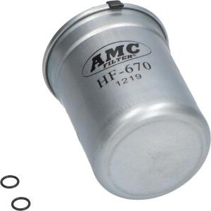 AMC Filter HF-670 - Горивен филтър vvparts.bg