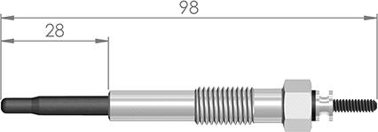 A-N PARTS 096 475 - Подгревна свещ vvparts.bg