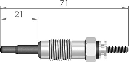 A-N PARTS 066 146 - Подгревна свещ vvparts.bg