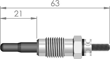 A-N PARTS 060 237 - Подгревна свещ vvparts.bg