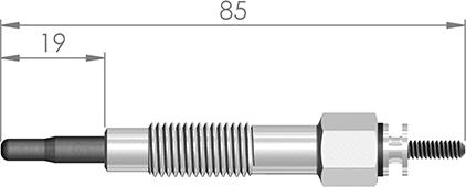 A-N PARTS 084 514 - Подгревна свещ vvparts.bg