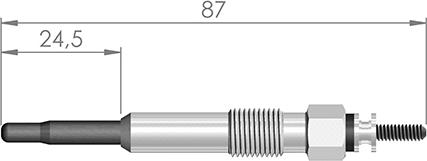 A-N PARTS 084 184 - Подгревна свещ vvparts.bg