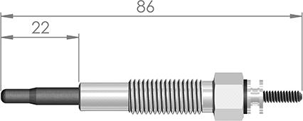 A-N PARTS 035 336 - Подгревна свещ vvparts.bg