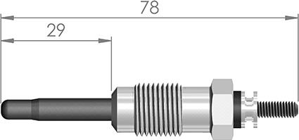 A-N PARTS 077 210 - Подгревна свещ vvparts.bg