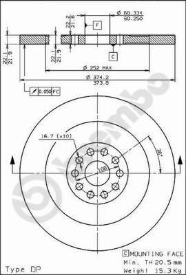 Remsa NCA1032.10 - Спирачен диск vvparts.bg