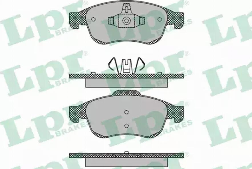 AP 05P1493 - Комплект спирачно феродо, дискови спирачки vvparts.bg