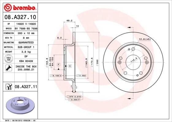 AP 14920 - Спирачен диск vvparts.bg