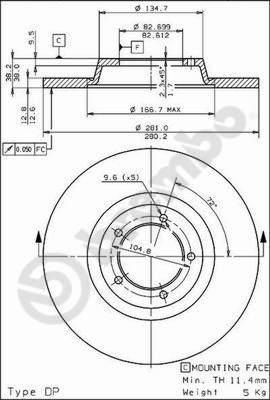 Alanko 10305397 - Спирачен диск vvparts.bg