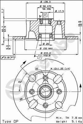 AP 34034 - Спирачен диск vvparts.bg